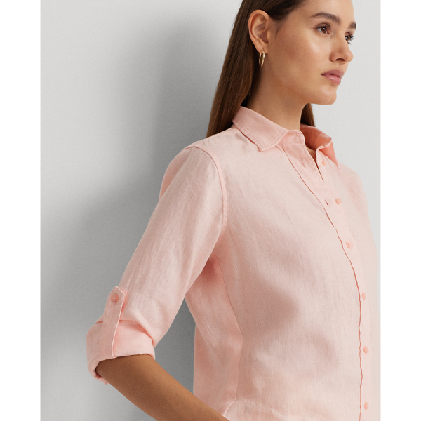 LAUREN RALPH LAUREN】リネン シャツ | (トップス/シャツ/ブラウス 