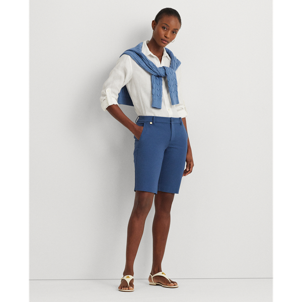 Ralph Lauren Bi-stretch Twill Short In Indigo Dusk