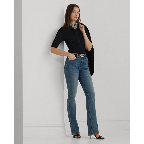 Ralph Lauren High-rise Boot Jean In Dusk Indigo Wash