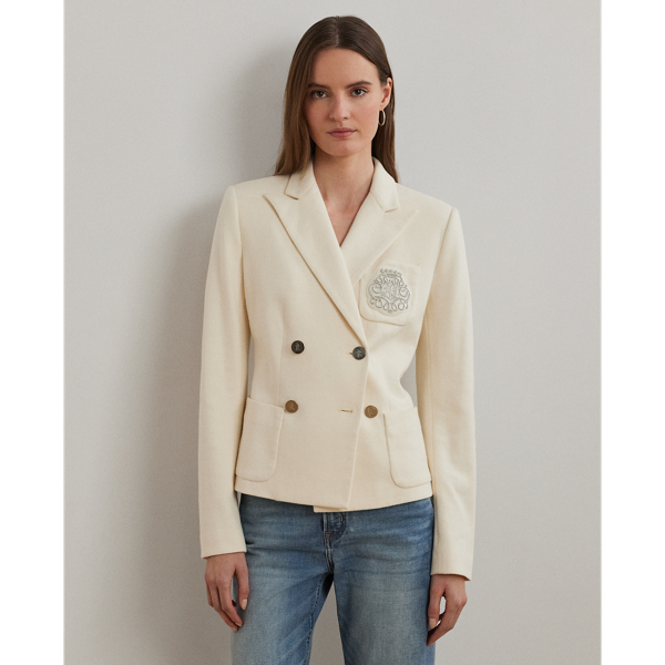 Ralph Lauren Bullion Double-breasted Jacquard Blazer
