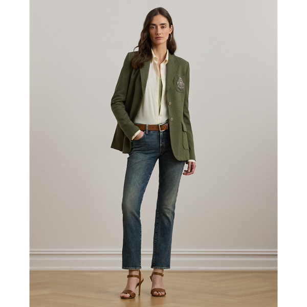 Ralph Lauren Mid-rise Straight Ankle Jean In Haze Wash