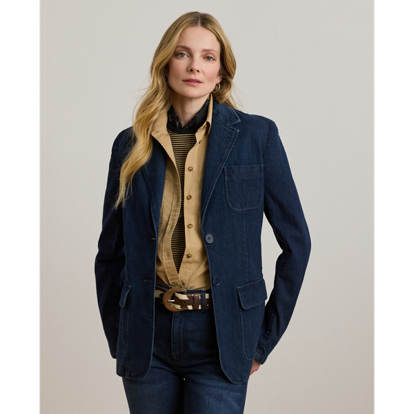 Blazer en denim - Lauren - Modalova
