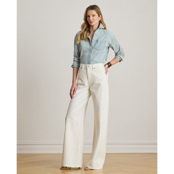 High-Rise Wide-Leg Jeans