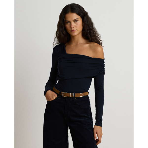 Top Monospalla Asimmetrico in Jersey - Ralph Lauren