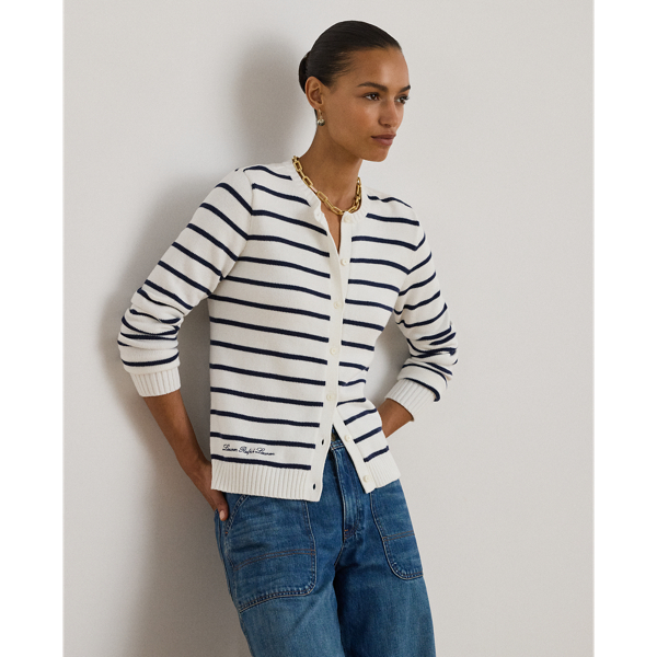 Ralph Lauren Striped Cotton Cardigan