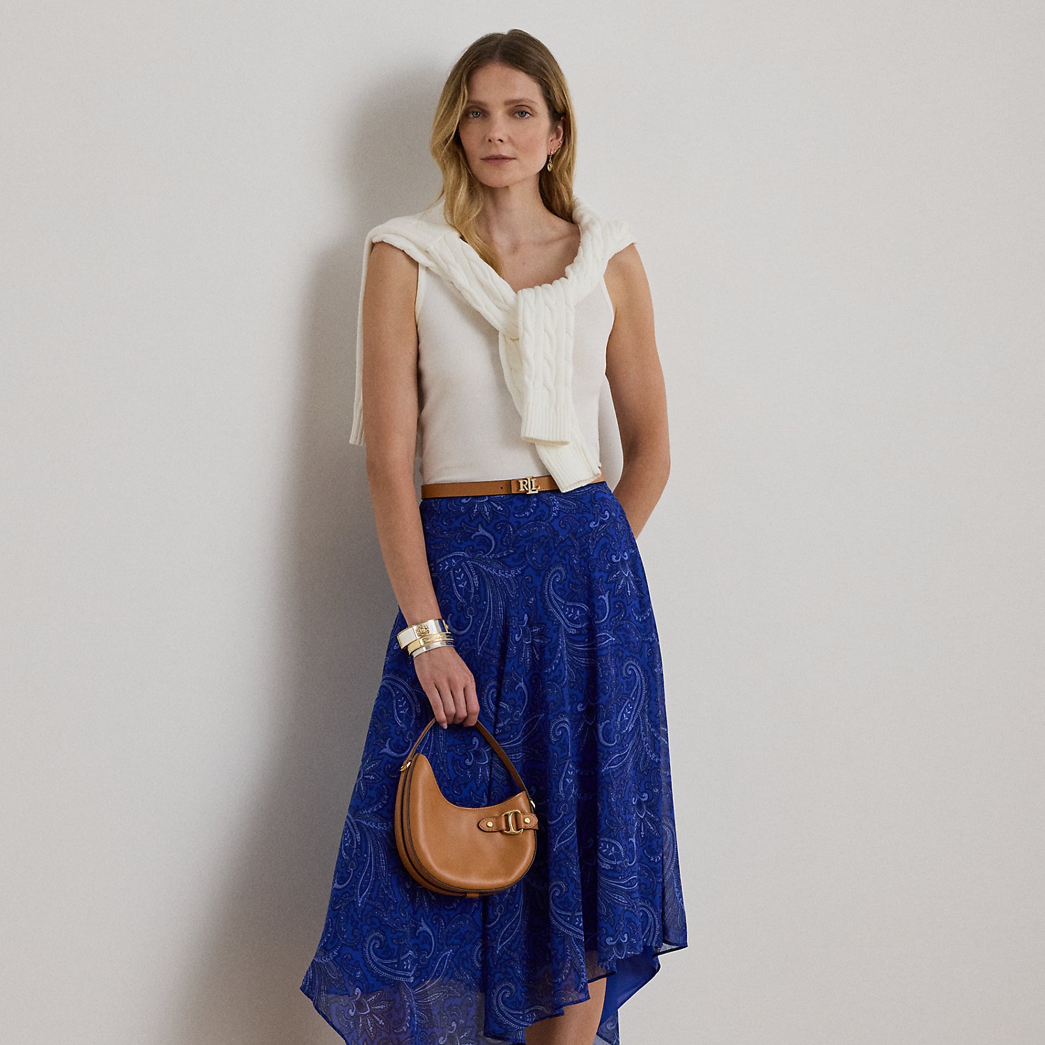 Paisley Georgette Handkerchief Skirt