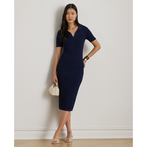 Rib-Knit Pencil Skirt