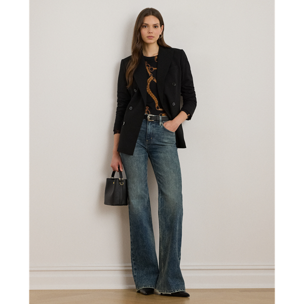 Petite - High-Rise Flare Jean - Lauren Petite - Modalova