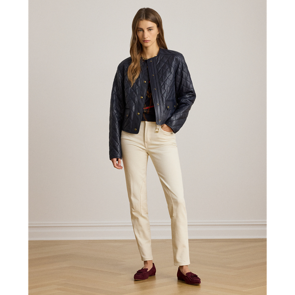 Lauren Petite Ralph Lauren High-rise Skinny Ankle Jean