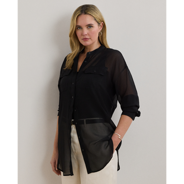 Lauren Woman Ralph Lauren Shadow-stripe Dobby Shirt