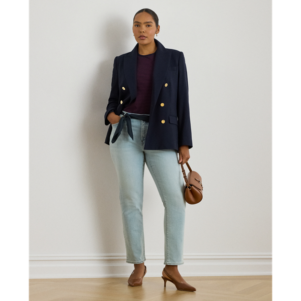 Lauren Woman Ralph Lauren Mid-rise Straight Ankle Jean