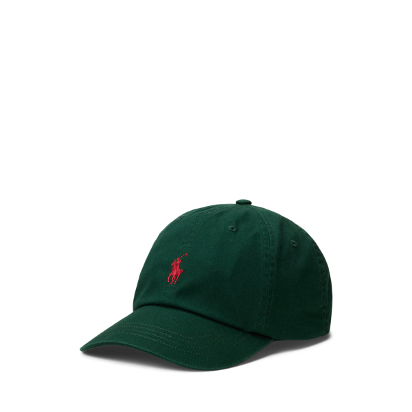 Ralph Lauren The Iconic Cotton Chino Ball Cap In Green