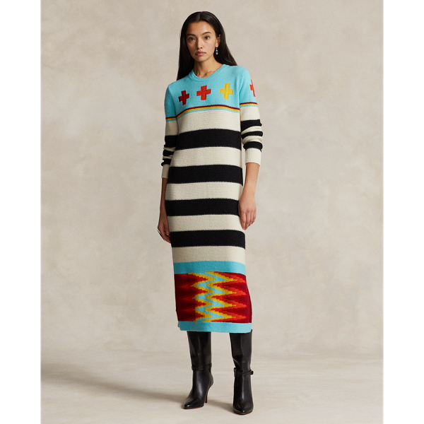Robe en laine PRL x Naiomi Glasses - Polo Ralph Lauren - Modalova