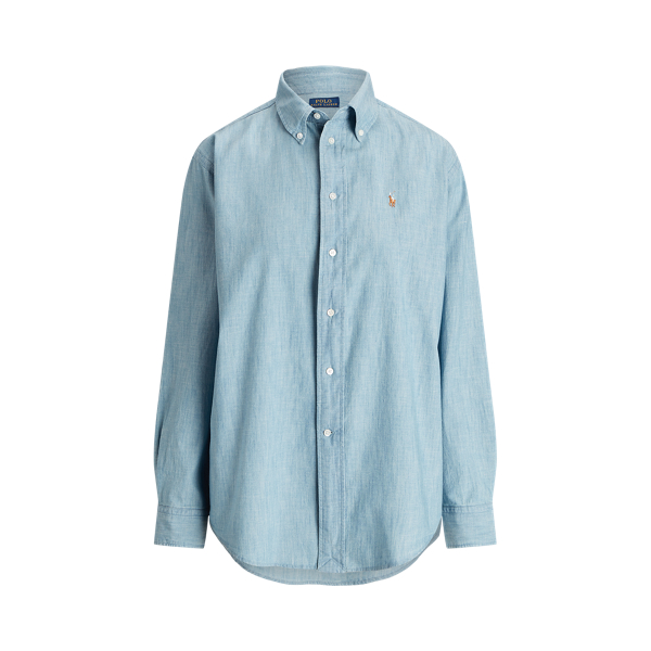 Big Fit Cotton Chambray Shirt - Polo Ralph Lauren - Modalova