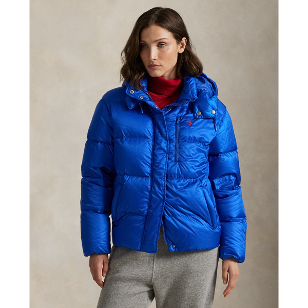 Polo Ralph Lauren Water-repellent Quilted Down Jacket In New Iris Blue