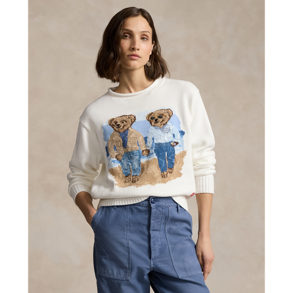 Ralph Lauren The   & Ricky Bear Jumper In White