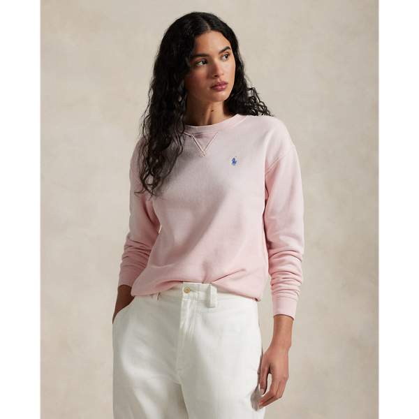 Pull col rond en molleton léger - Polo Ralph Lauren - Modalova