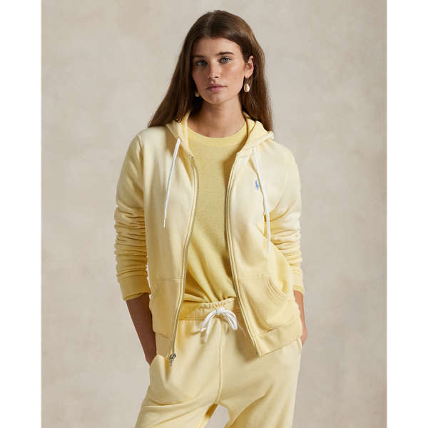 Sweat à capuche zippé en molleton - Polo Ralph Lauren - Modalova
