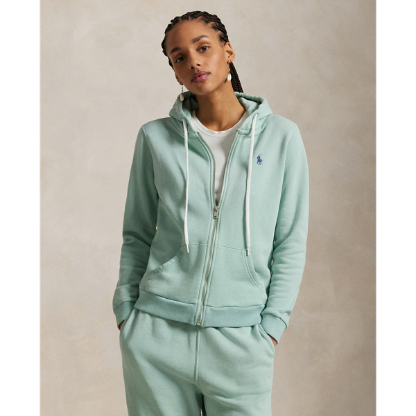Sweat à capuche zippé en molleton - Polo Ralph Lauren - Modalova