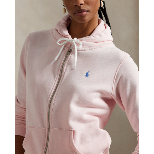 コットン フリース フルジップ フーディ | ラルフ ローレン公式  