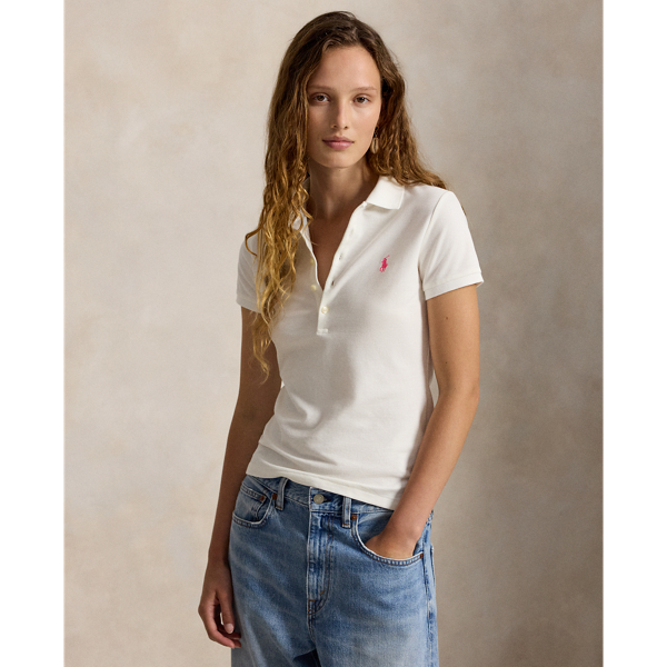 Pink Pony Slim Fit Stretch Polo Shirt