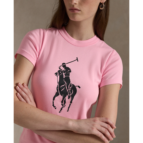 Pink Pony コットン リブド Tシャツ | ラルフ ローレン公式オンラインストア