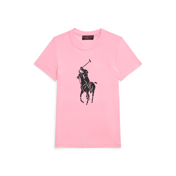 Pink Pony コットン リブド Tシャツ | ラルフ ローレン公式オンラインストア