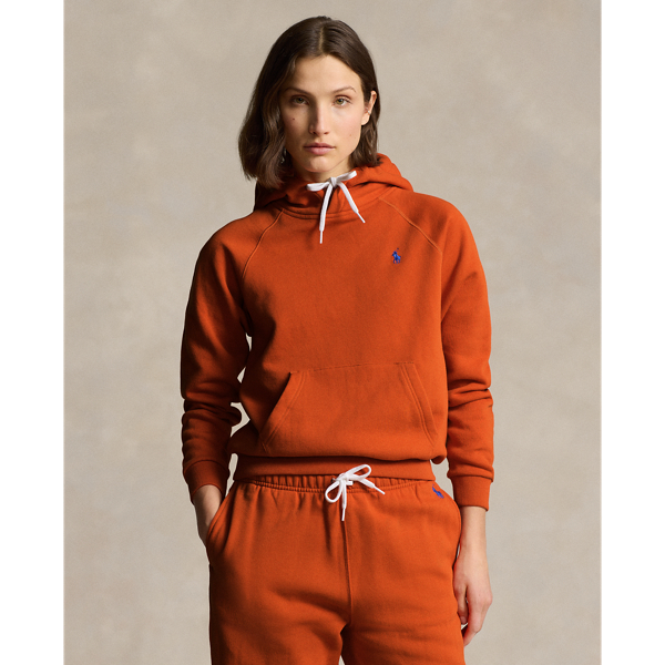 POLO RALPH LAUREN SHRUNKEN FIT FLEECE HOODIE