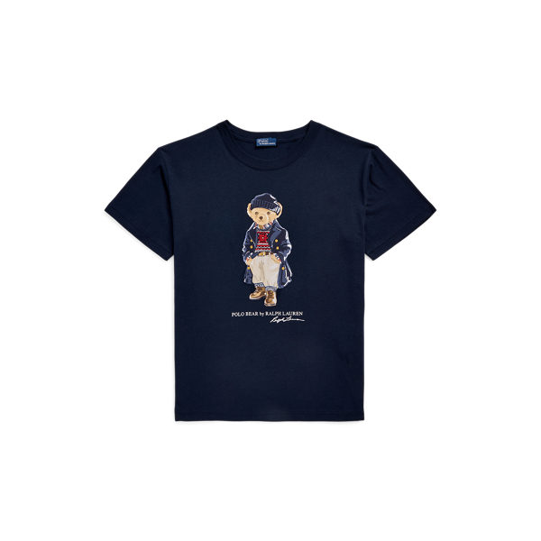 Polo ベア ロゴ コットン ジャージー Tシャツ