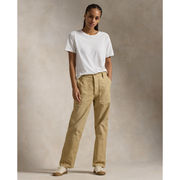 Polo Ralph Lauren Women's The Ricky Pants In Khaki