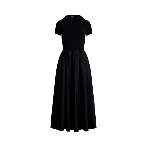 POLO RALPH LAUREN】セーターボディス ショートスリーブ ドレス I  