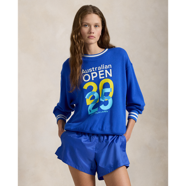 Col rond Open d'Australie coton éponge - Polo Ralph Lauren - Modalova