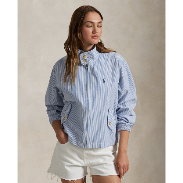 Veste rayée en seersucker de coton - Polo Ralph Lauren - Modalova