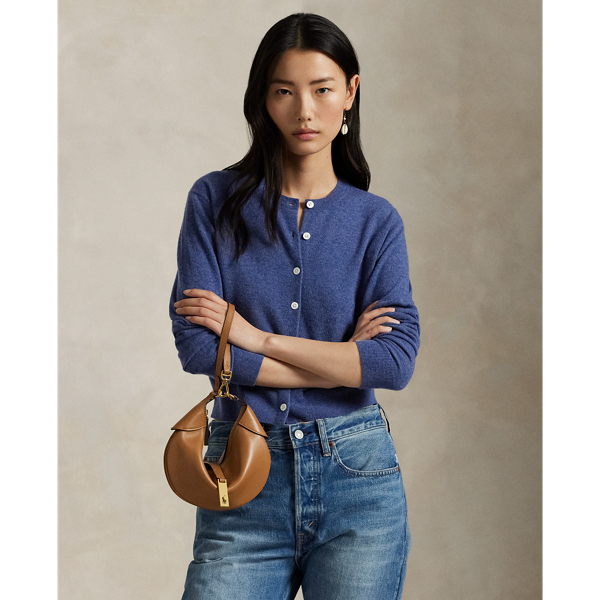 Polo Ralph Lauren Cashmere-blend Cardigan In Ocean Wave Blue
