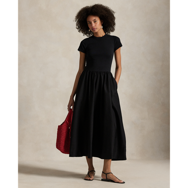Robe manches courtes en coton - Polo Ralph Lauren - Modalova