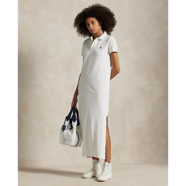 Robe polo en coton piqué - Polo Ralph Lauren - Modalova