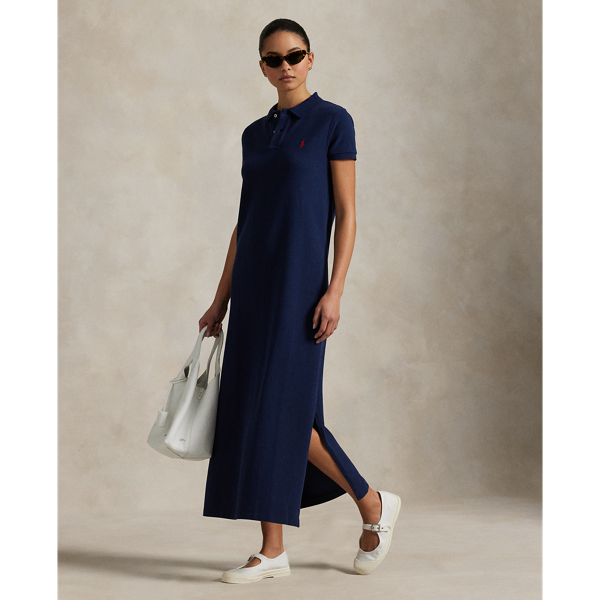 Robe polo en coton piqué - Polo Ralph Lauren - Modalova