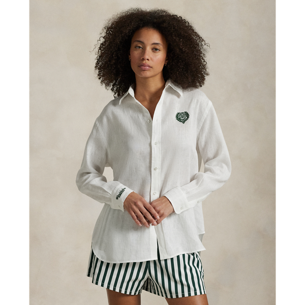 Chemise Wimbledon à écusson Oversize Fit - Polo Ralph Lauren - Modalova