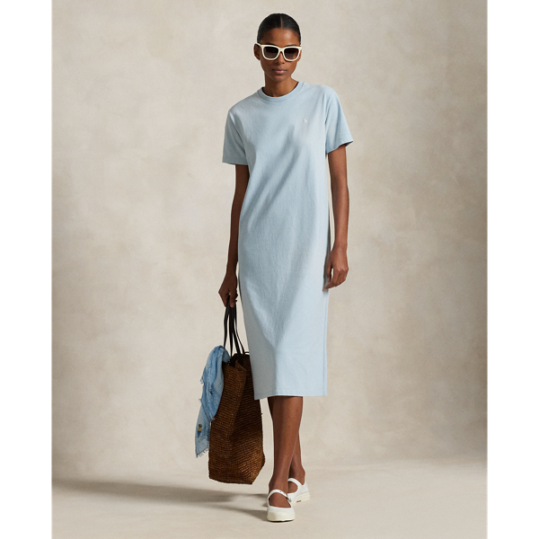 Robe t-shirt en jersey de coton - Polo Ralph Lauren - Modalova