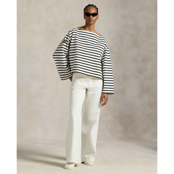 Ralph Lauren Denim Wide-leg Sailor Pant