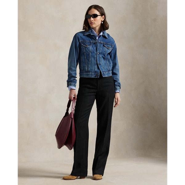 Herringbone Relaxed Straight Trouser - Polo Ralph Lauren - Modalova
