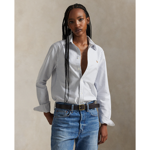 Camicia Oxford a righe Classic-Fit Ralph Lauren