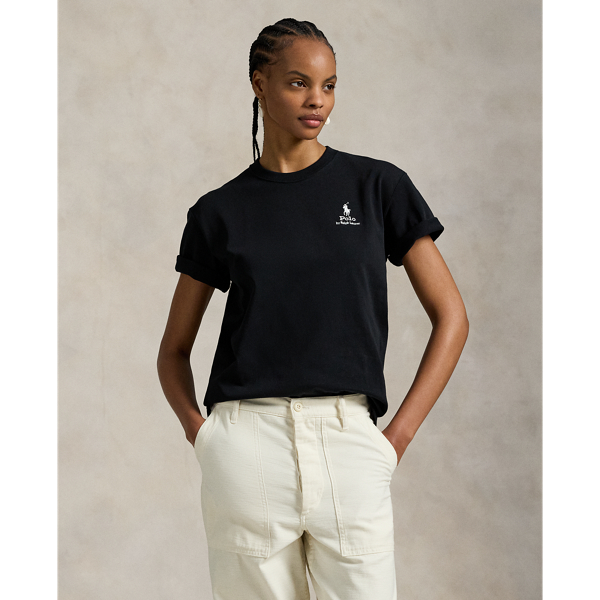 T-shirt en jersey de coton à logo - Polo Ralph Lauren - Modalova