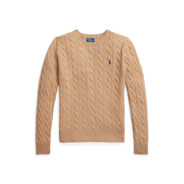 Pull à col rond cachemire et laine - Polo Ralph Lauren - Modalova