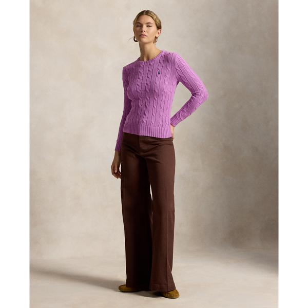 Maglia a Girocollo Ralph Lauren in Cotone a Trecce