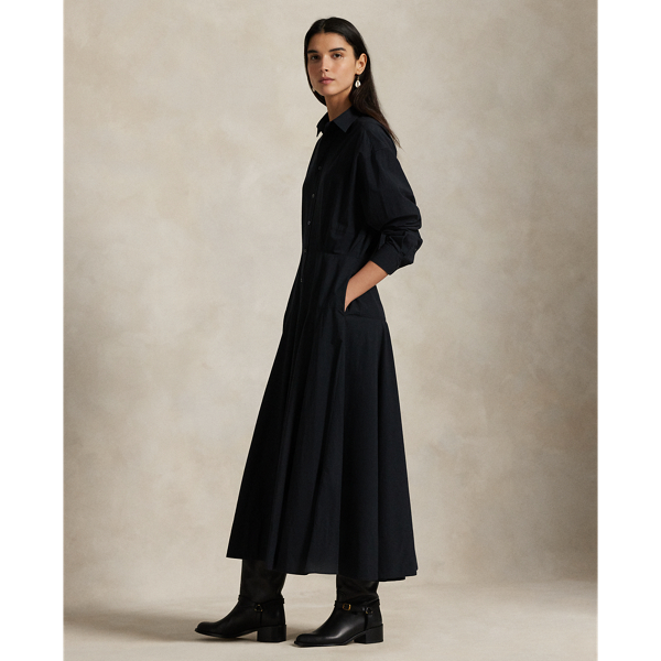 Robe-chemise à pans en toile de coton - Polo Ralph Lauren - Modalova