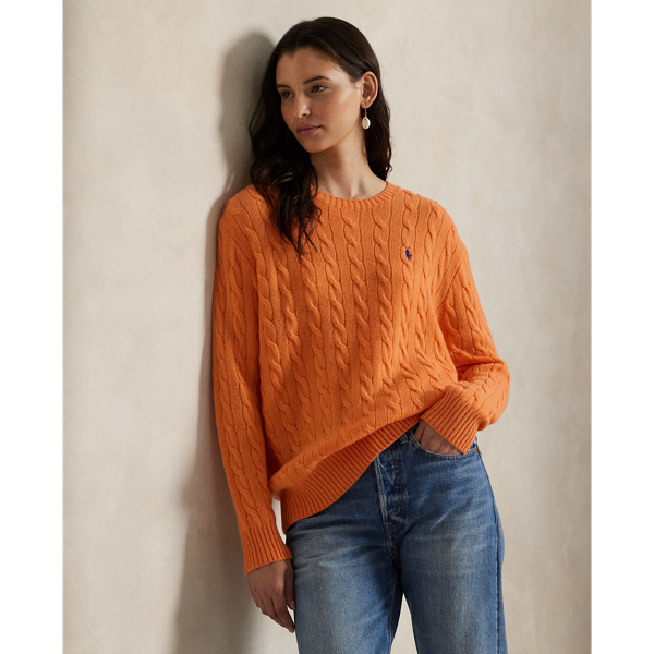 Pull à col rond cachemire et laine - Polo Ralph Lauren - Modalova
