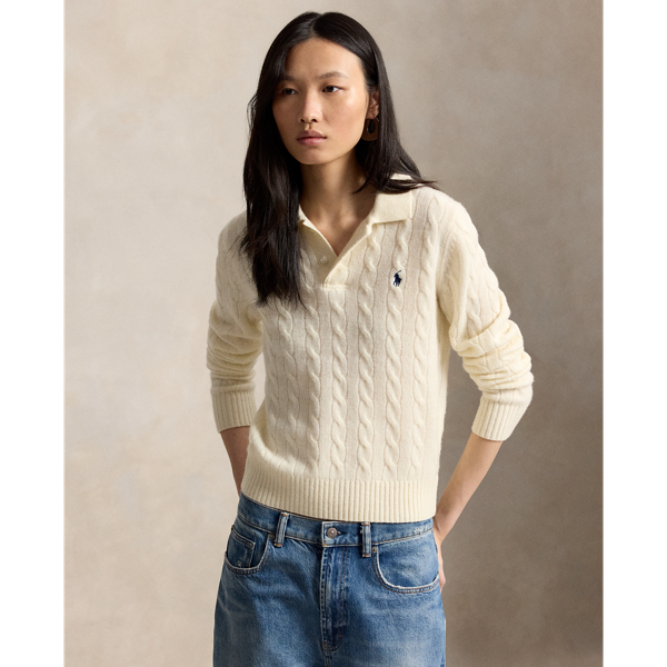 Maglia Polo Ralph Lauren in Lana e Cashmere
