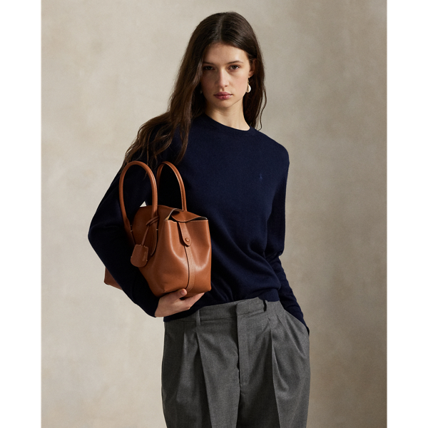 Ralph Lauren Wool Crewneck Sweater In Blue