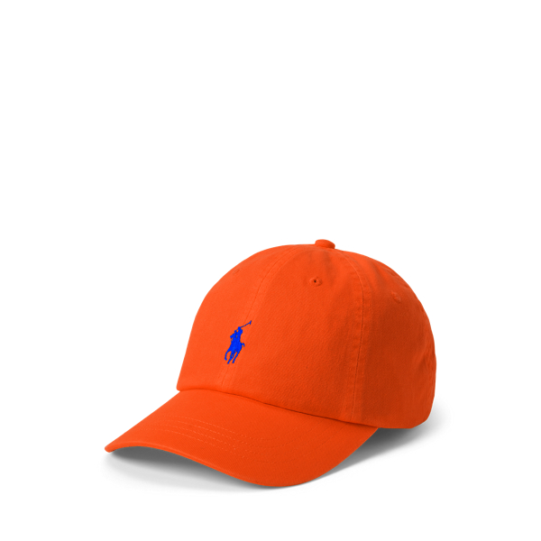 Ralph Lauren The Iconic Cotton Chino Ball Cap In Sailing Orange